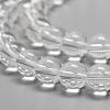 Grade A Natural Quartz Crystal Beads Strands G-R439-02-6mm-2