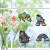CREATCABIN Paper Window Decoration AJEW-CN0001-49A-08-7