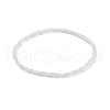 Natural Gemstone Cube Beaded Stretch Bracelet for Women BJEW-JB08975-5