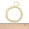 Brass Cable Chain Bracelets for Women Men BJEW-K273-13G-5