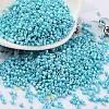 Baking Paint Glass Seed Beads SEED-S042-15B-34-1