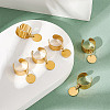 304 Stainless Steel Open Cuff Finger Rings RJEW-UN00013-4
