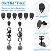 Unicraftale 24Pcs 6 Style 304 Stainless Steel Stud Earring Findings STAS-UN0040-29-4