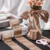 4.5M Single Face Hot Stamping Polyester Frayed Ribbon OCOR-WH20003-08B-4