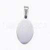 304 Stainless Steel Pendants STAS-H355-31-3
