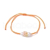 Adjustable Nylon Cord Braided Beads Bracelets BJEW-MZ00170-03-2