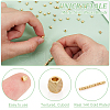Unicraftale 80Pcs Matte Style Brass Beads KK-UN0003-06-4