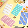 CRASPIRE 4Pcs 4 Colors Reusable Nail Art Plasticine Clay MRMJ-CP0001-25-3