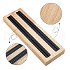 2-Slot Wood Ring Displays RDIS-WH0002-19A-3