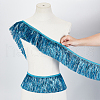 Tassel PET Polyester Ribbon Trim OCOR-WH0082-230B-3