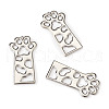 Open Back Bezel Pendants X-PALLOY-TAC0010-08P-4