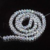 Electroplate Glass Beads Strands EGLA-A044-T6mm-L19-2