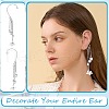 16Pcs 4 Style 316 Stainless Steel Ear Cuff Findings STAS-SZ0002-54-7