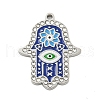 304 Stainless Steel Rhinestone Pendants STAS-U007-11A-P-1