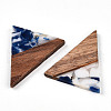 Resin and Walnut Pendants FIND-R051-01C-2