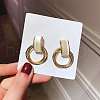 Alloy Resin Stud Earrings FS-WGE0AD6-08-1