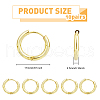DICOSMETIC 20Pcs Stainless Steel Huggie Hoop Earrings EJEW-DC0001-31-2