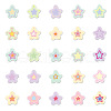 50Pcs Cute Star PVC Self-Adhesive Stickers PW-WG31145-01-3