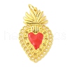 Alloy Enamel Pendants FIND-Z074-02G-01-1