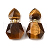 Natural Mixed Stone Perfume Bottle Pendants G-L623-12G-2