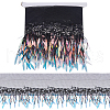 Polyester Tassel Lace Ribbon OCOR-WH20006-02B-1