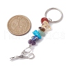 Tibetan Style Zinc Alloy Keychains KEYC-JKC00728-4