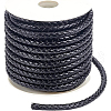 PU Imitation Leather Braided Cord WL-WH0003-14A-1