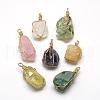 Natural Mixed Stone Pendants G-R435-19-1