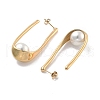 Ion Plating(IP) 304 Stainless Steel Stud Earrings EJEW-K281-17G-2