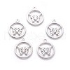 Non-Tarnish 304 Stainless Steel Pendants STAS-I098-01-1