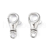 Anti-Tarnish Rhodium Plated 925 Sterling Silver Swivel Clasps STER-K173-22P-1