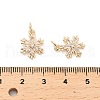 Brass Micro Pave Cubic Zirconia Pendants KK-B133-05G-01-3