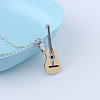 Guitar 667 Stainless Steel with Alloy Pendant Necklaces FS-WGCE0ED-03-1