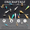 Unicraftale 48Pcs 12 Styles 201 & 304 Stainless Steel Pendants STAS-UN0048-22-5