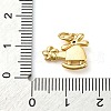 Brass Micro Pave Cubic Zirconia Pendants KK-P308-64G-3