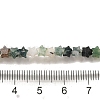 Natural Moss Agate Beads Strands G-G085-B17-01-4