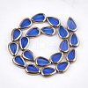 Electroplate Glass Beads Strands EGLA-S188-04-3