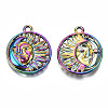 Rainbow Color Alloy Pendants PALLOY-S180-010-RS-2