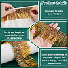Polyester Braided Lace Ribbon SENE-WH0003-35D-4