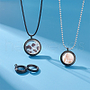 Unicraftale 3Pcs 3 Style 304 Stainless Steel Locket Pendants FIND-UN0001-83EB-3