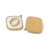 304 Stainless Steel Cat Eye Pendants STAS-V015-39G-2