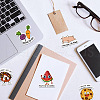 Cartoon Paper Stickers Set X-DIY-M031-49-6