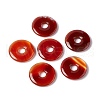 Natural Red Agate Pendants G-I331-01E-1