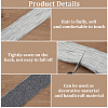 Polyester Top for Diy Hand-Decorated Artificial Wool Strip Accessories FIND-WH0170-32B-4