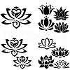 4Pcs 4 Styles PET Waterproof Self-adhesive Car Stickers DIY-WH0308-225A-030-1