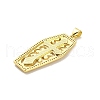 Brass Micro Pave Cubic Zirconia Pendants KK-K365-06C-G-2