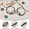 Adjustable Braided Nylon Cord Macrame Pouch Bracelet Making AJEW-SW00013-15-3