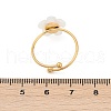 304 Stainless Steel Shell Ring RJEW-D305-05G-3
