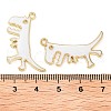 Rack Plating Alloy Enamel Pendants FIND-Q099-01G-04-3