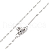 Brass Cable Chain Necklaces KK-P266-01P-1